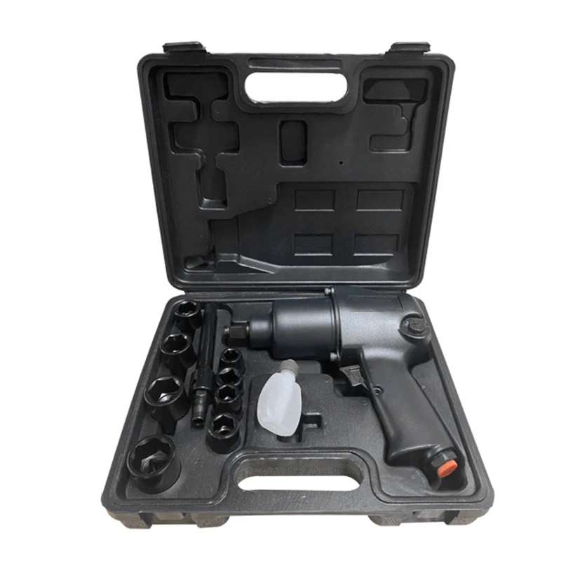 15PCS Pneumatic Wrenches Air Powered Impact Socket Set Pneumatic Tools Kit Air Socket Wrench Set Torque Wrench Tools Set