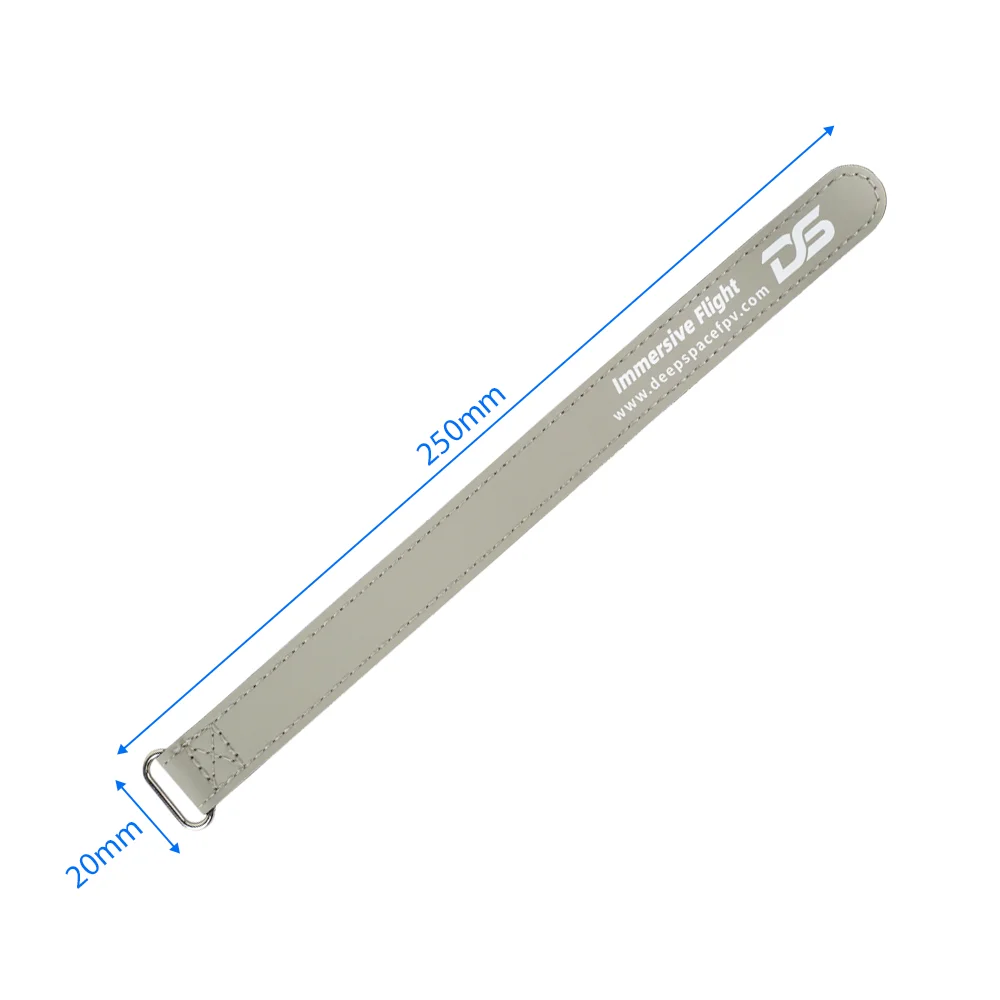 DeepSpace 20X250mm Magic Sticker Durable Nylon Lipo Battery Strap for FPV RC Battery Straps Ties Fixing Tools FPV Accessories