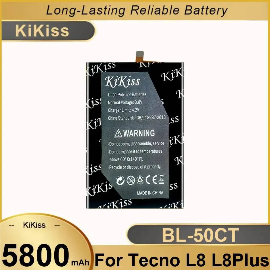 

For Tecno L8 L8plus BL-50CT 5800Mah Environmentally Friendly Mobile Phone Battery