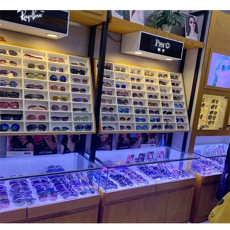custom.Custom Made Sunglasses Showcase Gold Winner POPAI Awards 2016 3-Year Warranty Made China 500 Stores Annual Capacity