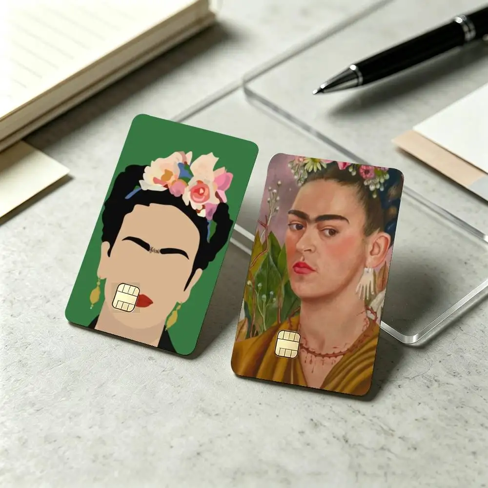 Artist iconic F-Frida K-Kahlo Sticker Film Tape Skin for Credit Card Debit Card Waterproof Stickers