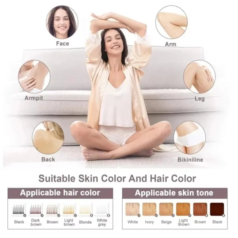 Diode Ice Titanium Laser Body Hair Removal Machine Intelligent 3 wavelength 808 755 1064NM Painless permanent safe hair removal