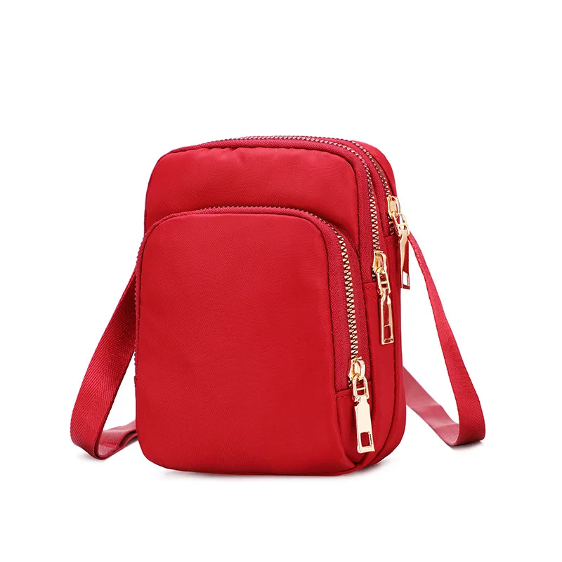 Women Shoulder Bag Casual Nylon Single Shoulder Bags Crossbody Bags Phone Holder Women Messenger Bag Travel Clutch Purse