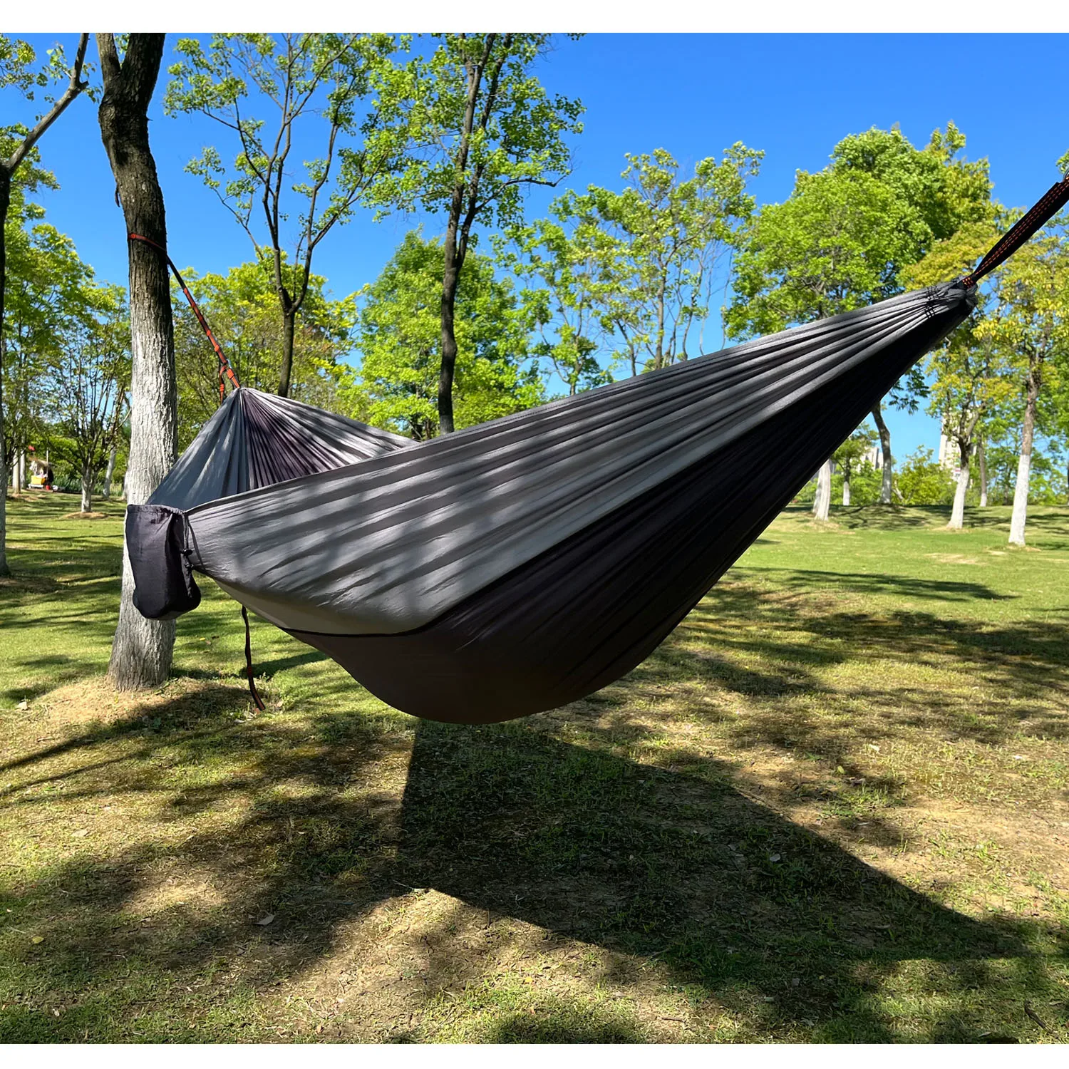 Camping Hammocks para exterior, Swing do jardim, pendurado com árvore, correias amigáveis, 16 loops, móveis para dormir