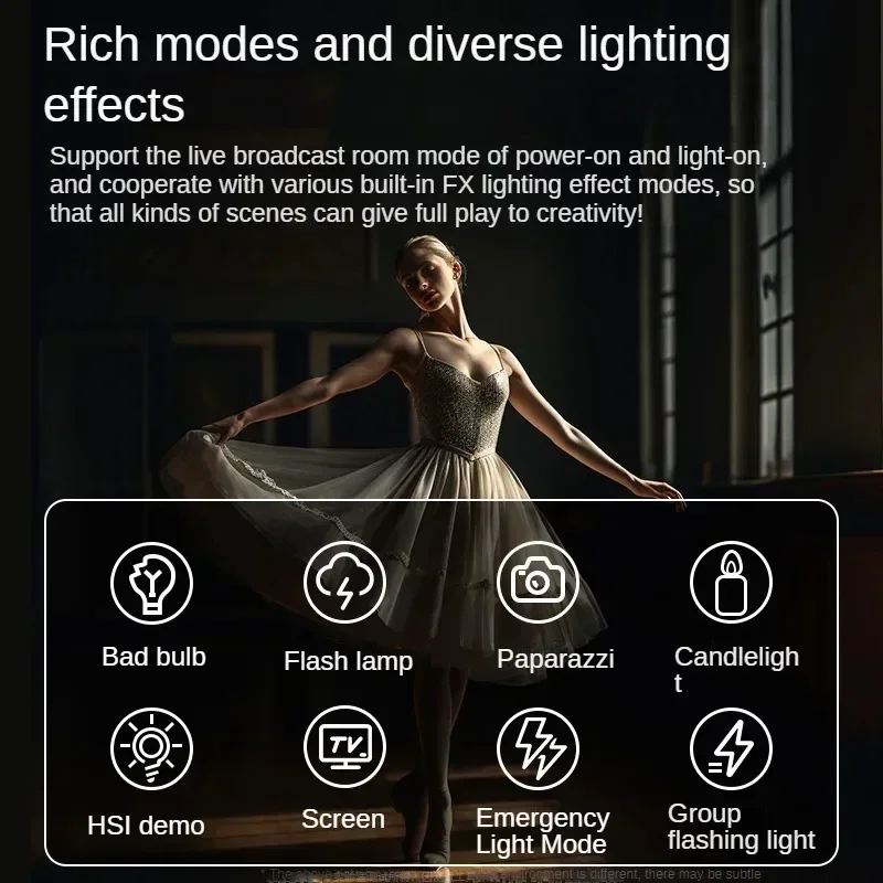 80 واط COB فيديو عكس الضوء ضوء 2500-6500 كيلو التصوير الفوتوغرافي مصباح ليد للصور استوديو فيلم كاميرا اطلاق النار Livestreaming