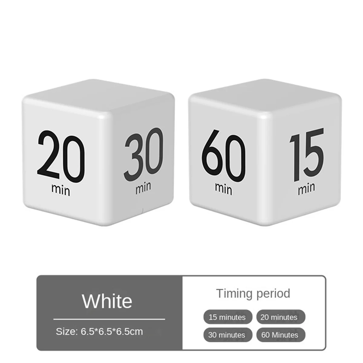 Smart Time Study Time Cooking Countdown Reminder Mini Kitchen Alarm Clock Self-Discipline Time Management Time,