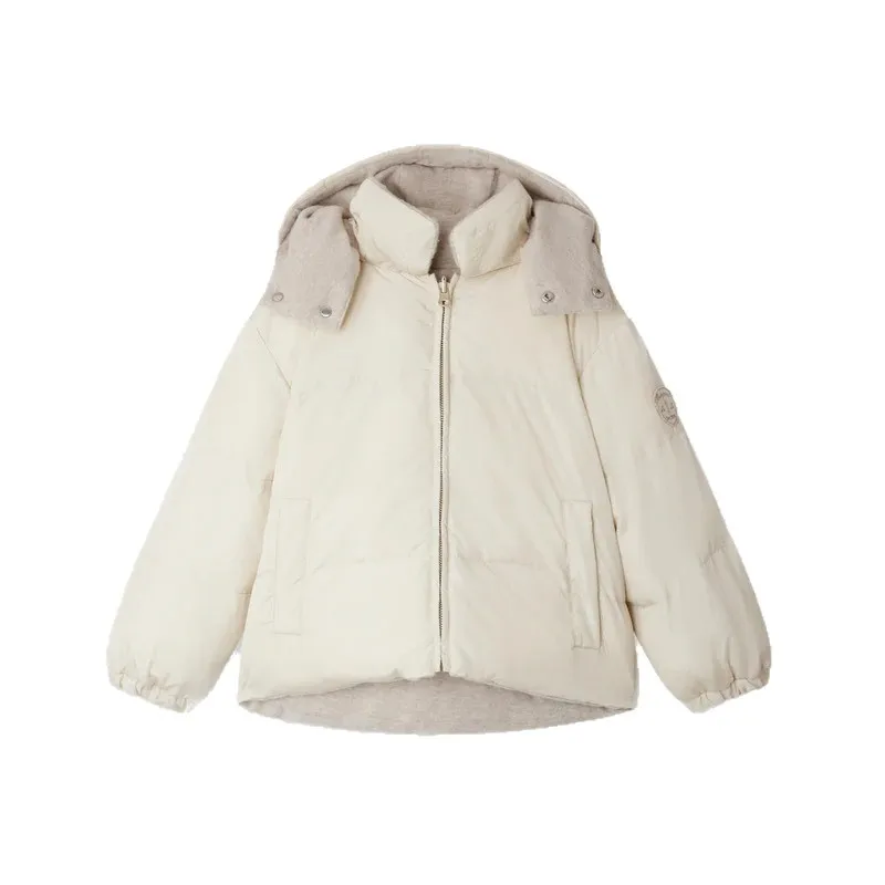 

Per-sale 2025 Autumn Winter BP Baby Girls Windproof Thickened Warm Hooded Down Jacket Boys Jackets Kids Double sided wearable