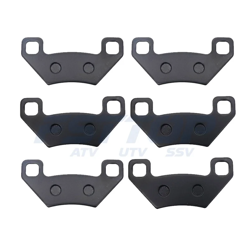 6PCS front and rear universal brake pad kit for Arctic Cat Alterra 400 450 500 550 570 650 700 1000 Prowler 550/650/700/1000 ATV