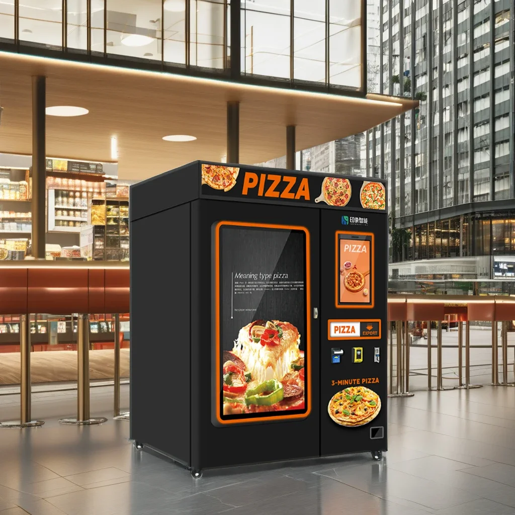 2024 New Pizza Vending Machine Self Service Coin Operated Vending Machines Programmable Vending Machine Making Pizza Freshly