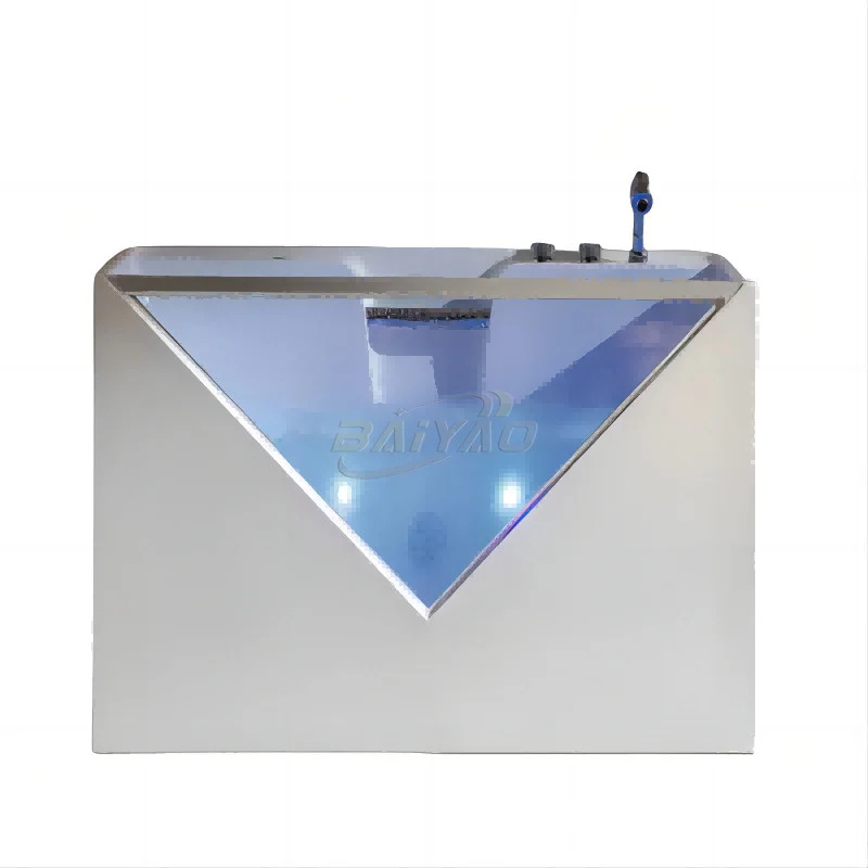 Nowoczesna Akrylowa Wanna Spa z Masażem, Podświetleniem LED, Furtkami Surfingowymi, Hydromasażem, Jacuzzi do Wanny, Wewnętrzna Szklana Jacuzzi dla Dwóch Osób