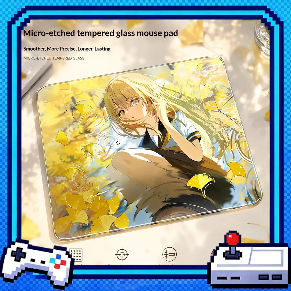 Gaming Accessories For Valorant - PAN Esports Desire Glass Gaming Mousepad