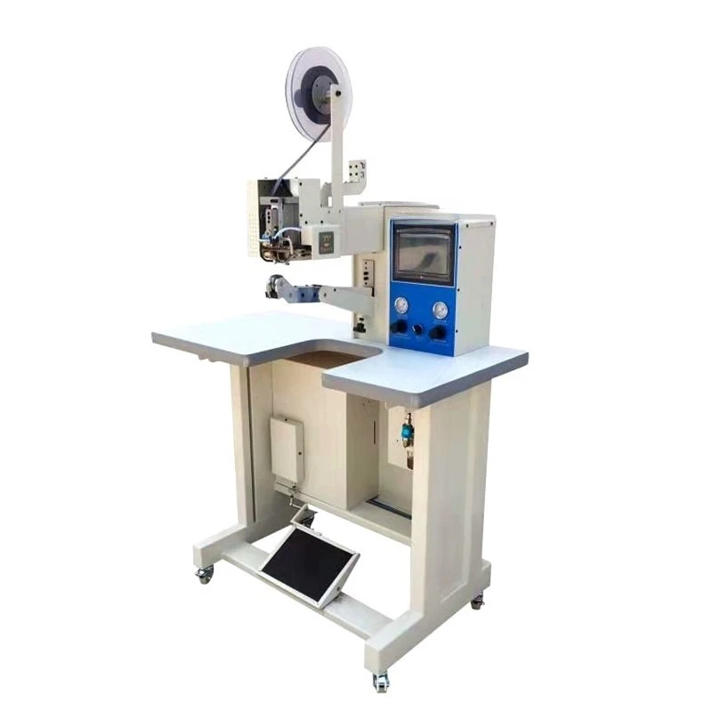 ماكينة خياطة ماكينة خياطة من القماش بالهواء الساخن، مكبس غراء الملابس الواقية للتحكم العددي #1