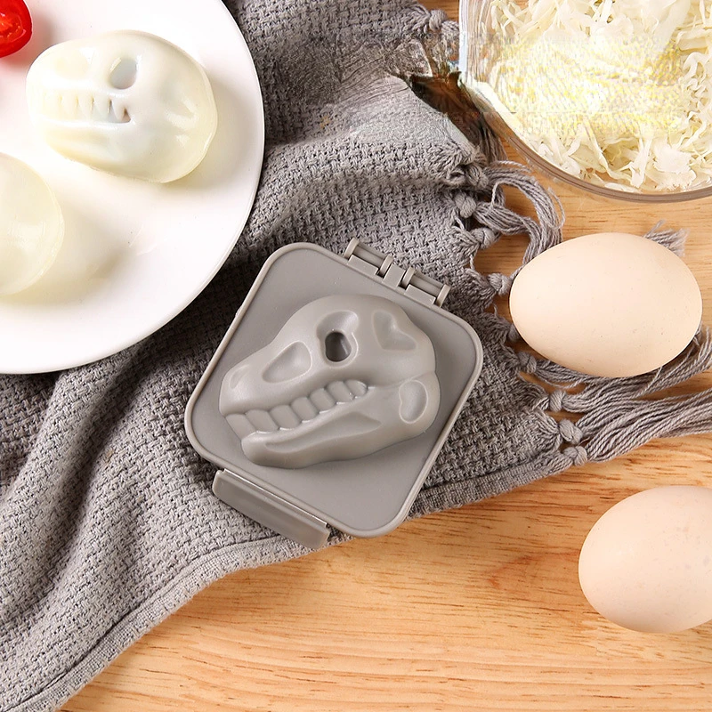 Cute Boiled Egg Mold Dinosaur Fossil Shape Egg Sushi Rice Mold Decorated Fondant Cake Children\'s Lunch Supplementary Tool