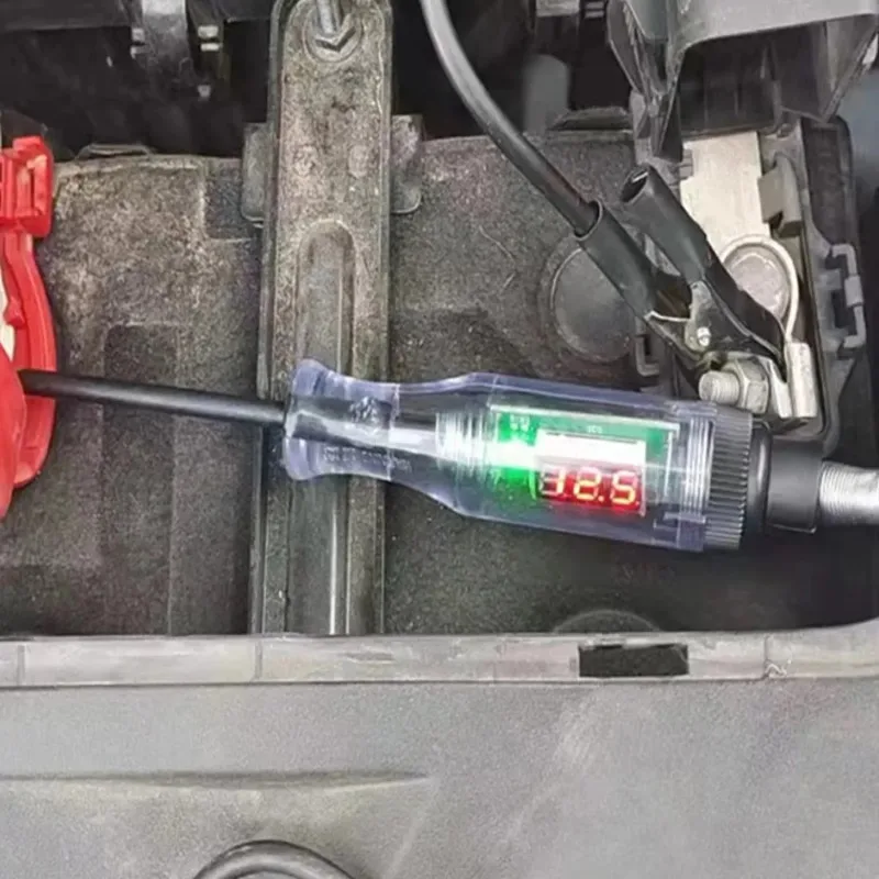 Car Truck Voltage Circuit Tester Auto Car Diagnostic Probe Test Pen，6V 12V 24V Light Bulb Electric Measuring Pen Repair Tools