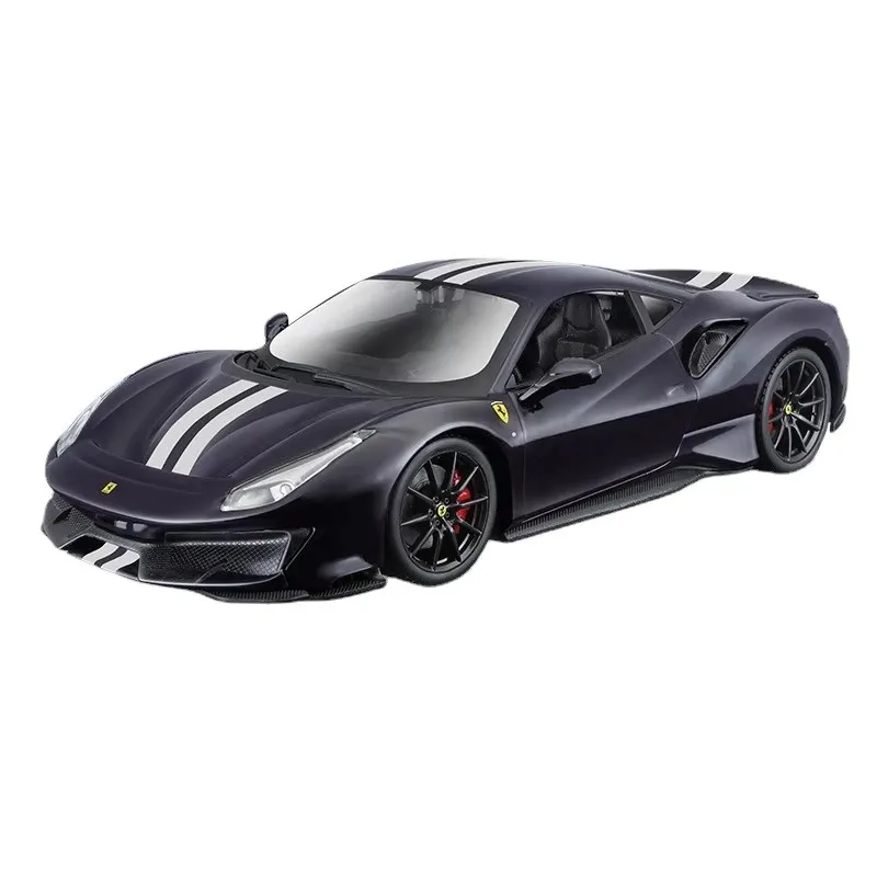 Bruago 1:24 Ferrari 458 Italia Red Die Casting Alloy Static Car Model Decoration Enthusiast Collection Toy Car Christmas Gift