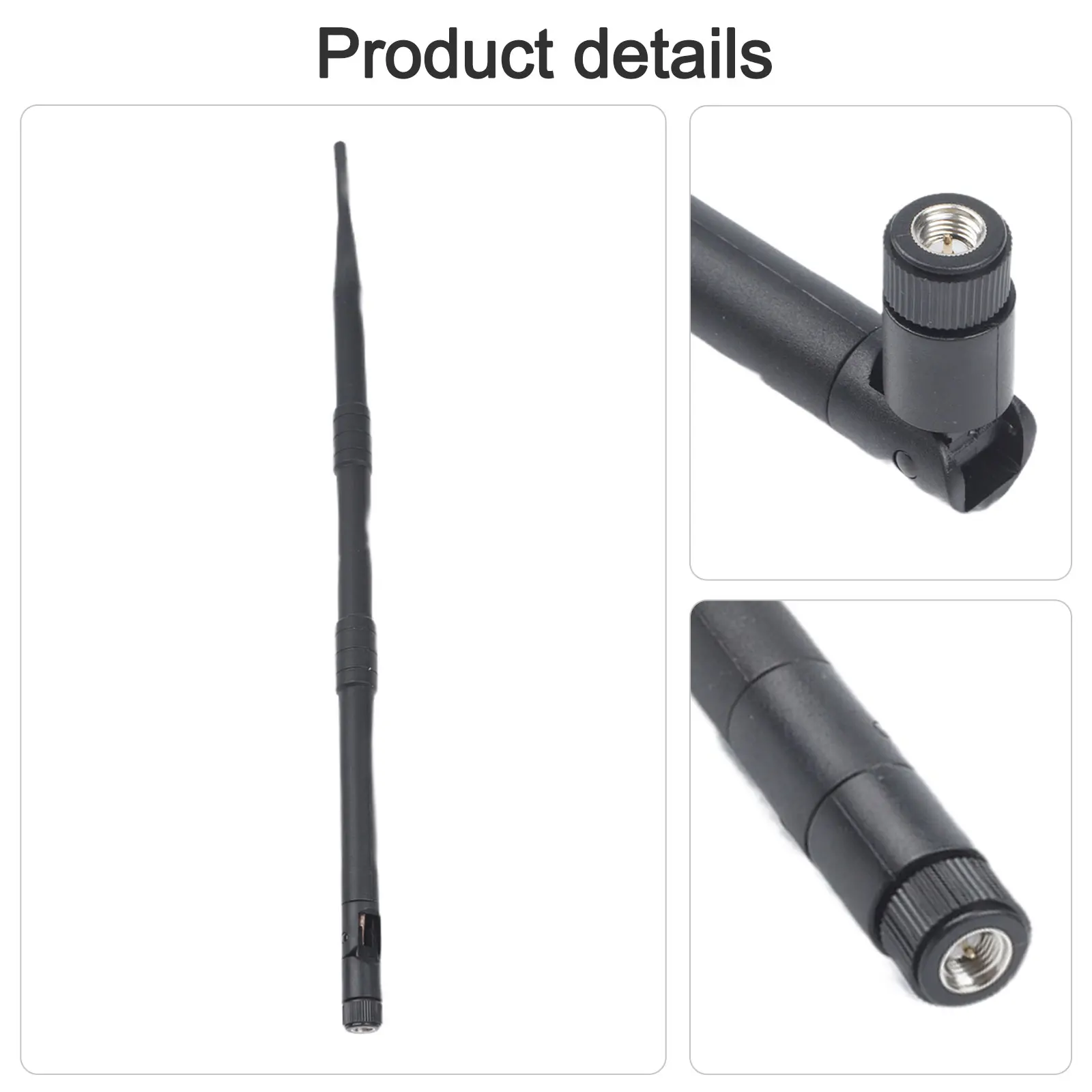 37.5cm Antenna Antenna ABS High Density High Efficiency Light Weight Male Vertical Polarization 1 Pcs 50 Ohm Far Transmission