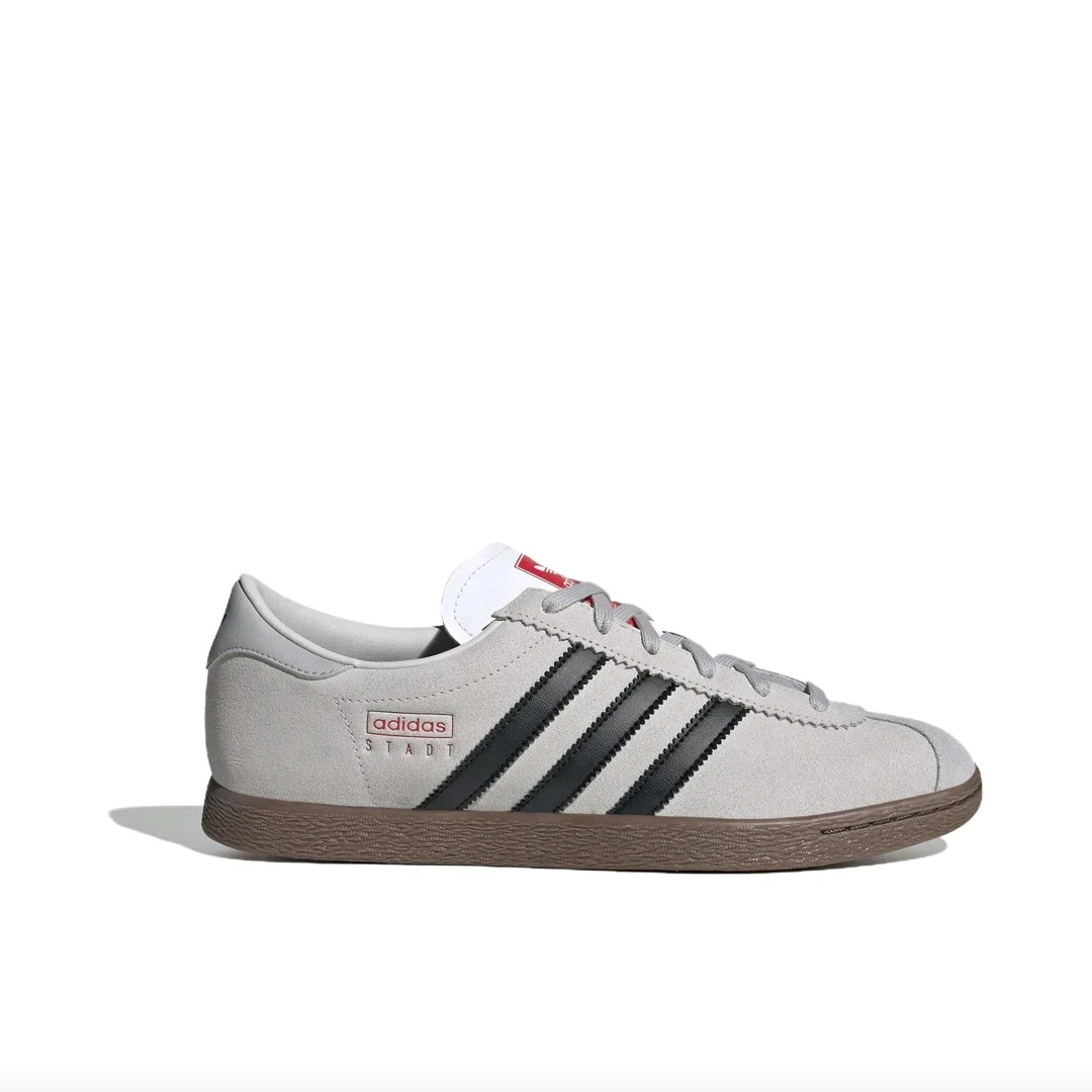 

Adidas Originals Stadt Men's and Women's Skateboarding Shoes, Classic Style, Wear Resistant Sneakers, Grey