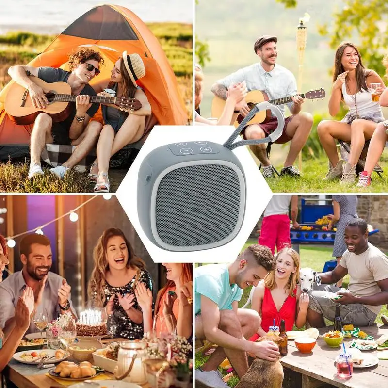 Portable Wireless Speaker Outdoor Travel Outdoor Camping Mini Speaker Music Audio System Small Wireless Compact Desktop Speaker