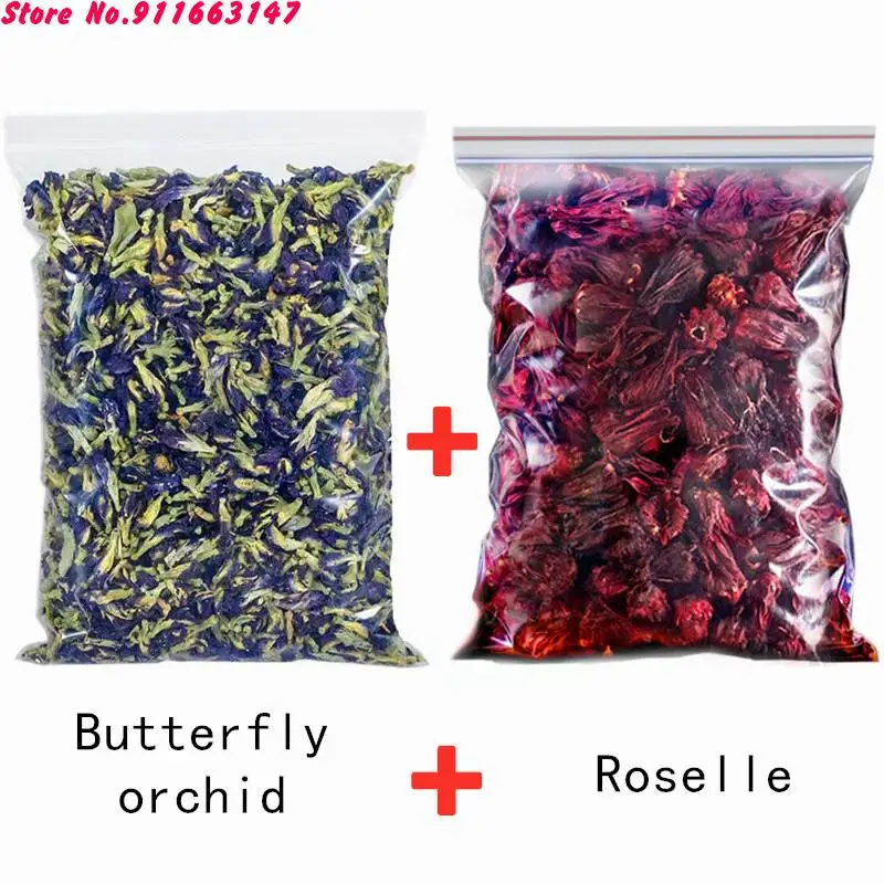 2 Bags Top Natural Rose Jasmine Buds Butterfly Orchid Dried Flowers For Diy Wedding Incense Candle Resin Jewelry Perfume Making