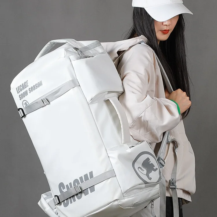 

Ski Backpack Shoulder Large Capacity Wet and Dry Separation Single and Double Board Bag Mountaineering Travel