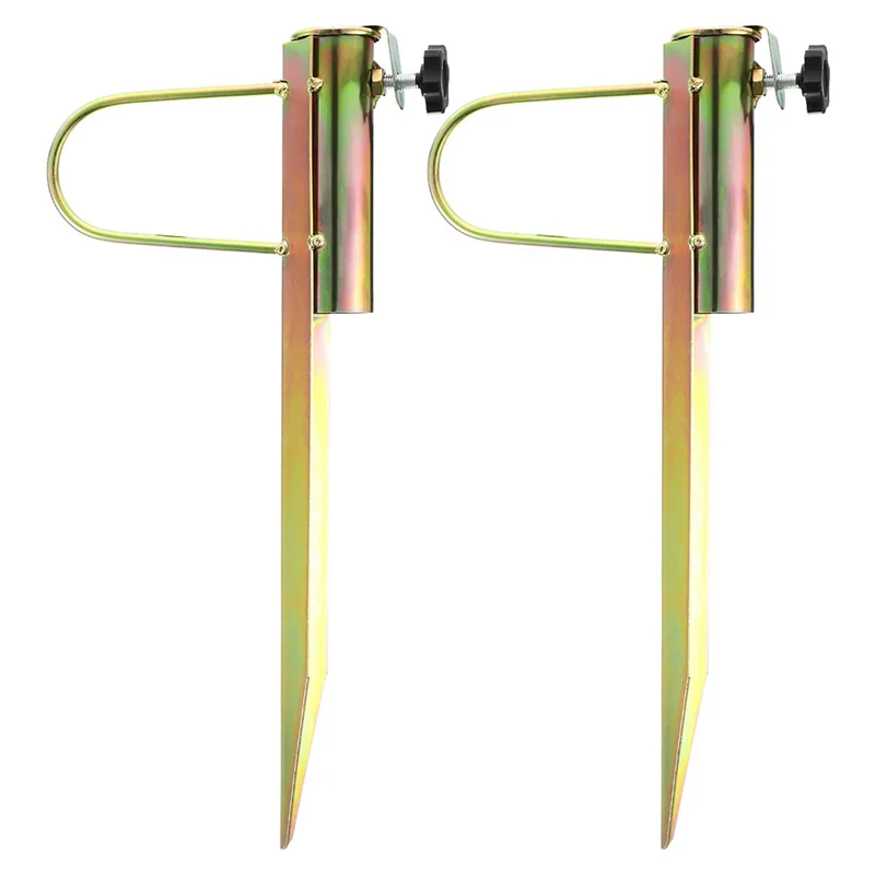 

2PCS Patio Umbrella Stand Holder Beach Umbrella Sand Anchor Metal Beach Umbrella Holder for Beach Umbrella, Fishing Rod HOT