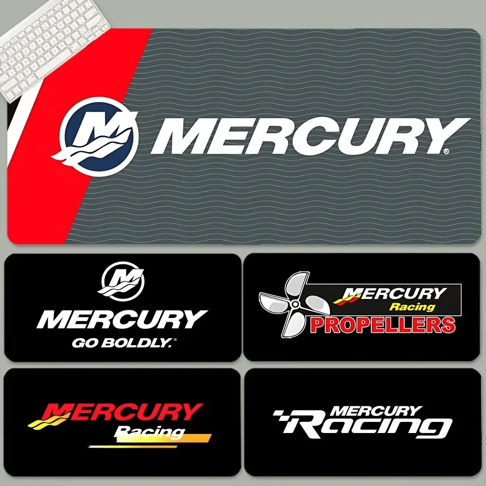 Mercury Racing Large XXL Desktop Desk Mat Kawaii Gaming Accessories Students Writing Pad For PC Desk Pad