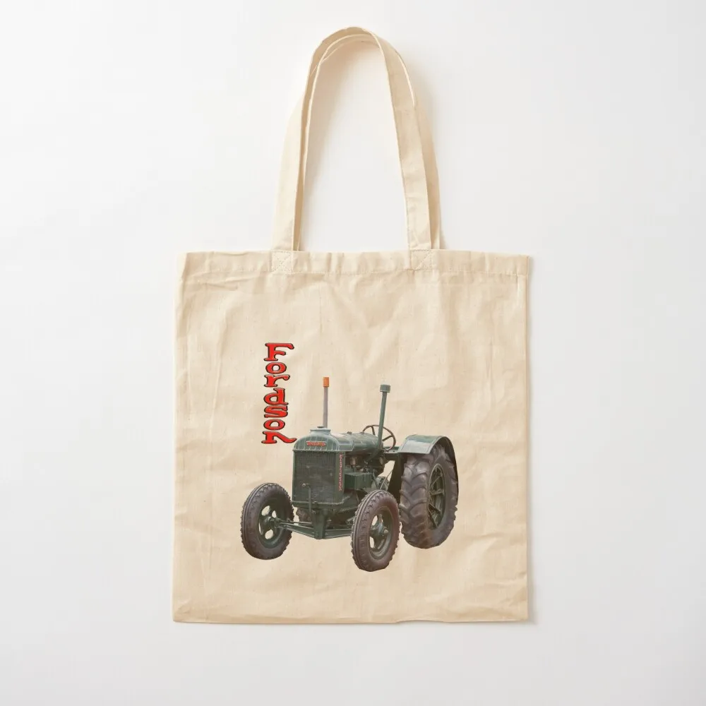 

Винтажная стандартная большая сумка Fordson для трактора, женская сумка, университетская сумка-шоппер, складная сумка для супермаркета