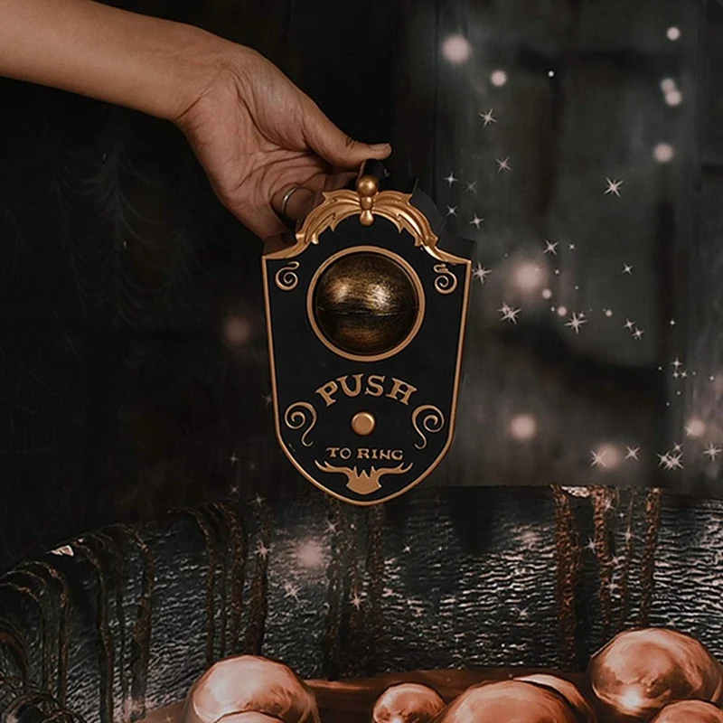 Дверной звонок, дверной звонок на Хэллоуин, ужасное одиночное глазное яблоко, светящийся подвесной дверной звонок, украшение для вечеринки в честь Хэллоуина-ABJU