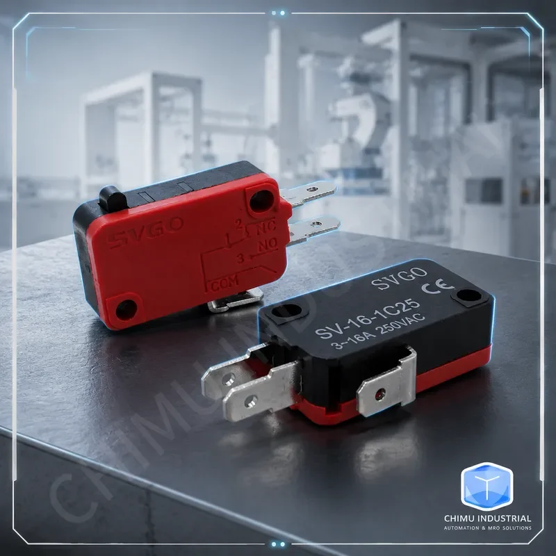 【CHIMU INDUSTRIAL】 SV-16-1C25 Limit Switch 3-16A 250VAC Tripod Lever Automatic Reset Industrial Control Sensor