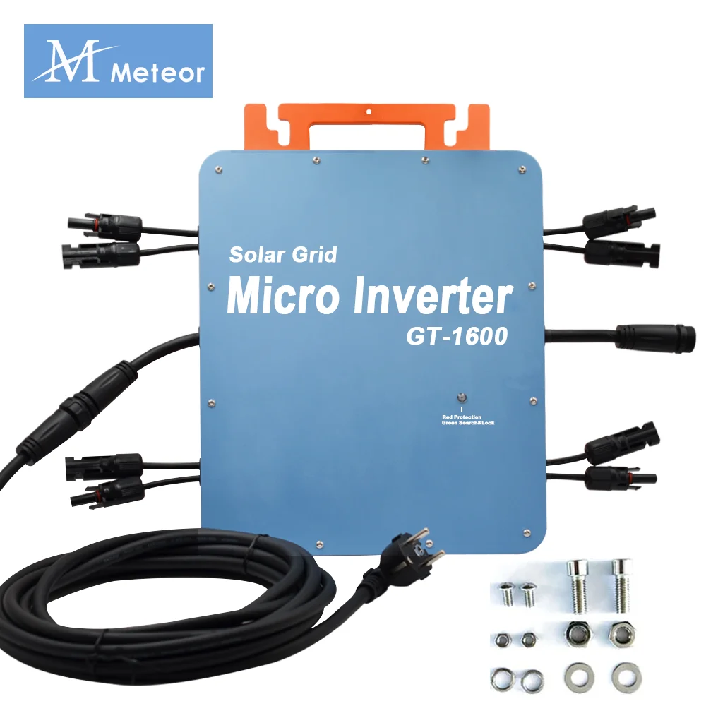 Imagem -06 - Inversor Micro Solar On-grid Grid Tie Sistema Solar Kit Completo Eletrodoméstico Camping 300w 400w 600w 2000w 2800w 110v 220v 230v