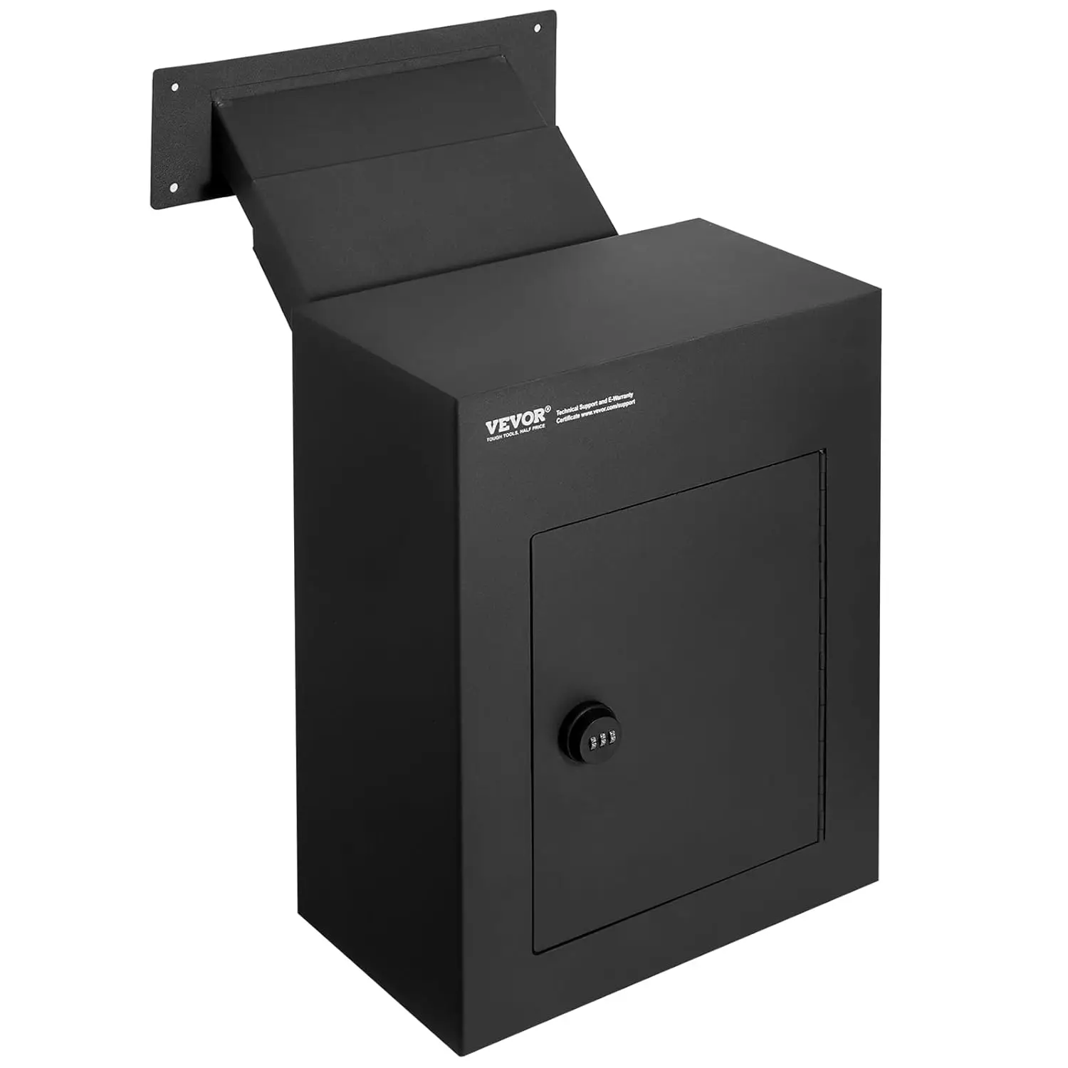 

Rainproof Steel Wall Mount Drop Box Safe Mailbox Combo Lock 13x7x17 Home Office 2.8-7.9, Custom