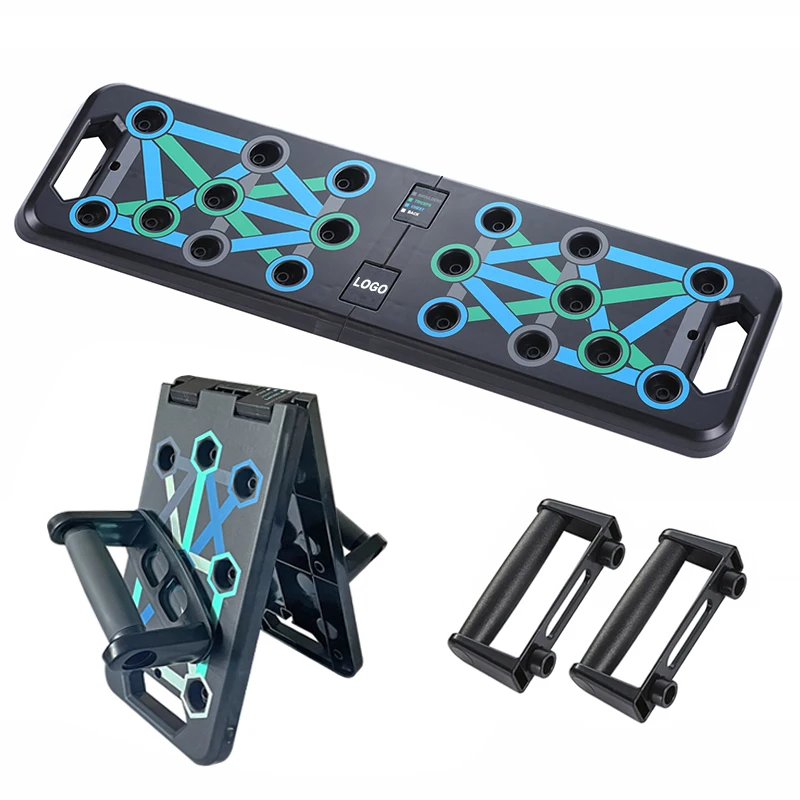

20 In 1 Home Gym Workout Multi-Purpose Foldable Fitness Push-Up Bar Rack Push Up Board 2025 Newly