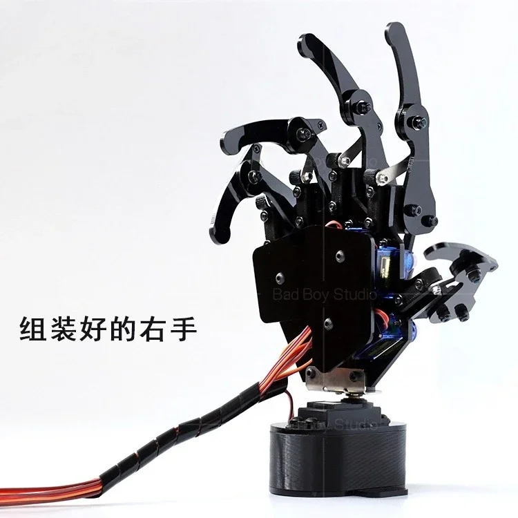 6 Degrees of Freedom Bionic 5-finger Robot Claw Popular Science Early Teaching 9g Steering Gear Electric Remote Control