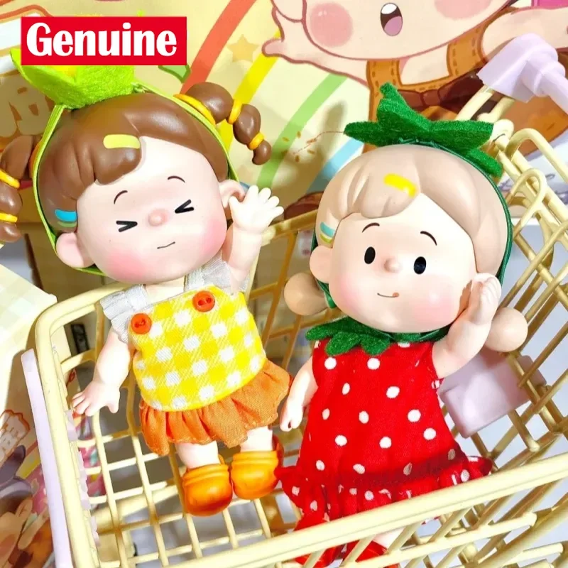 

New Genuine Hanamaki Versatile Wardrobe Series Blind Box Cute Fancy Up Movable Bjd 93mm Dress Up Dolls Toy Kids Gift