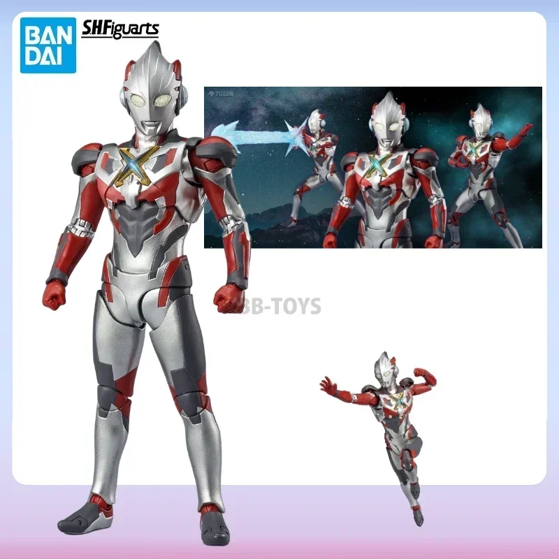 

В наличии, Bandai S.H. Фигуртс, серия Ultraman, SHF, звезды поколения X, подвижные аниме экшн-фигурки, игрушки, Классические Оригинальные