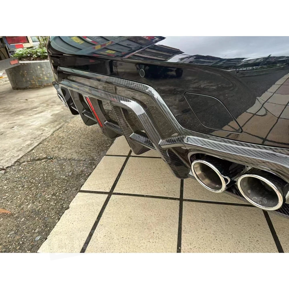 

Dry Carbon Fiber Rear Bumper Spoiler Rear Lip Rear Splitters Spoiler For BMW G20 M3 CMST Sport 2023+ Body Kits Spoiler Guard FRP