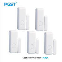 Mini Wireless 433MHz Magnetic Window Door Sensor for Alarm System Home Burglar Kits Security Door Lock Switch Host Accessories