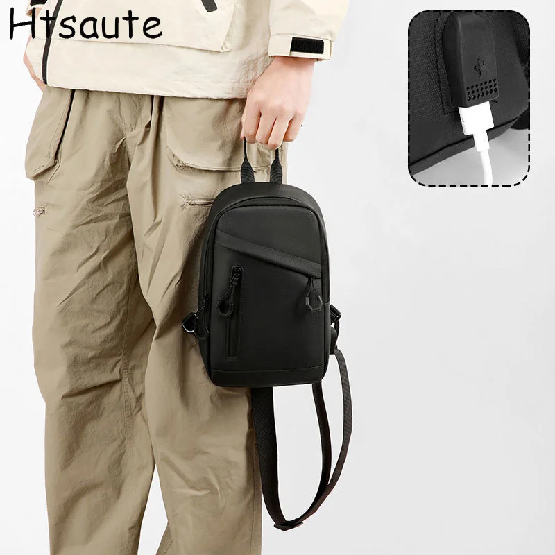 

Multi-Functional Outdoor Chest Bags for Man Sports Multiple Compartments Crossbody Sling Bags Running Hiking Men's Shoulder Bag