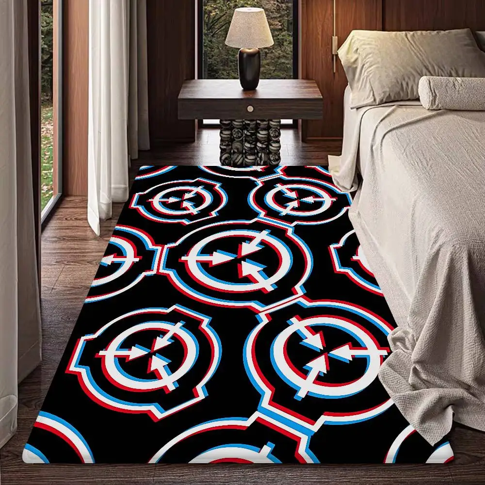 Popular Scp F-Foundation Game Foundation Hallway Carpet INS Style Soft Bedroom Floor House Laundry Room Mat Anti-skid