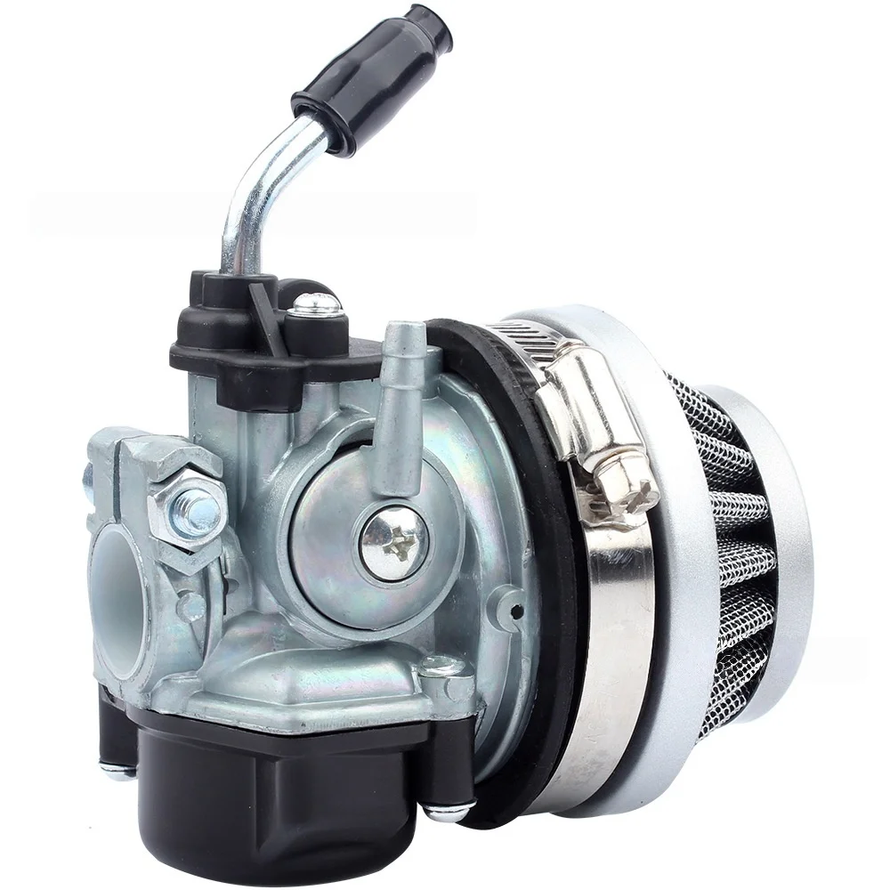 

Motorcycle Carburetor Air Filter kit for 49cc 50cc 80cc 2 stroke Chinese Engines Moped Scooter ATV Quad Buggy Pit Bike Silver