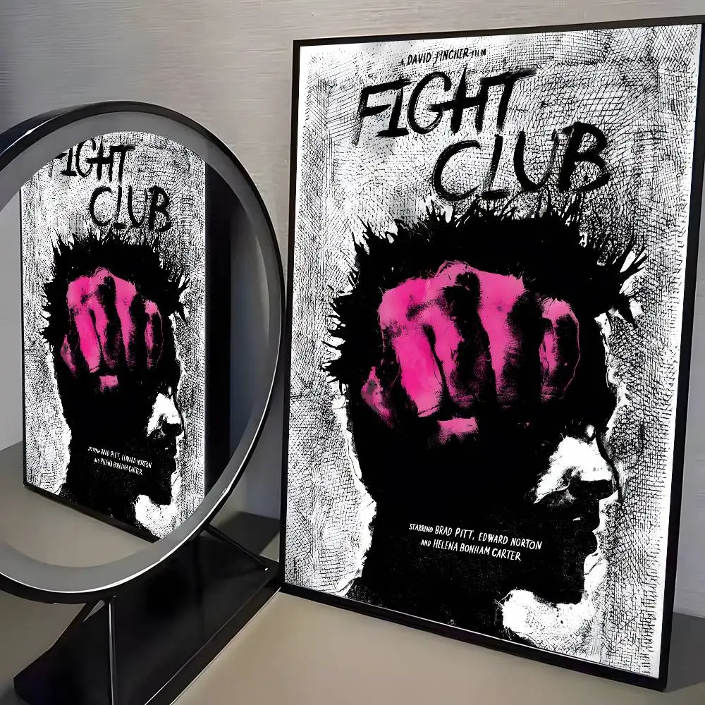 Good Movie F-Fight Club Poster Art HD Canvas Advanced Aesthetic Printing Paper Wandkunst für Wohnzimmer-Heimdekoration
