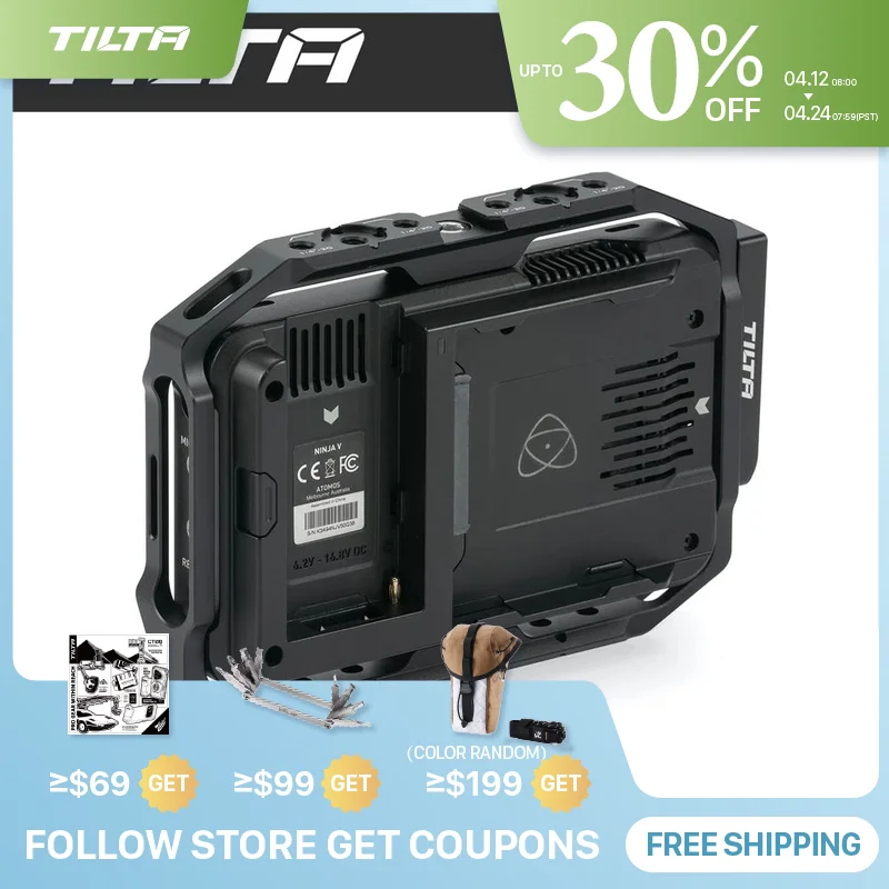 

Клетка монитора TILTA для расширения монитора Atomos Ninja V Black Field TA-MC-ANV-B