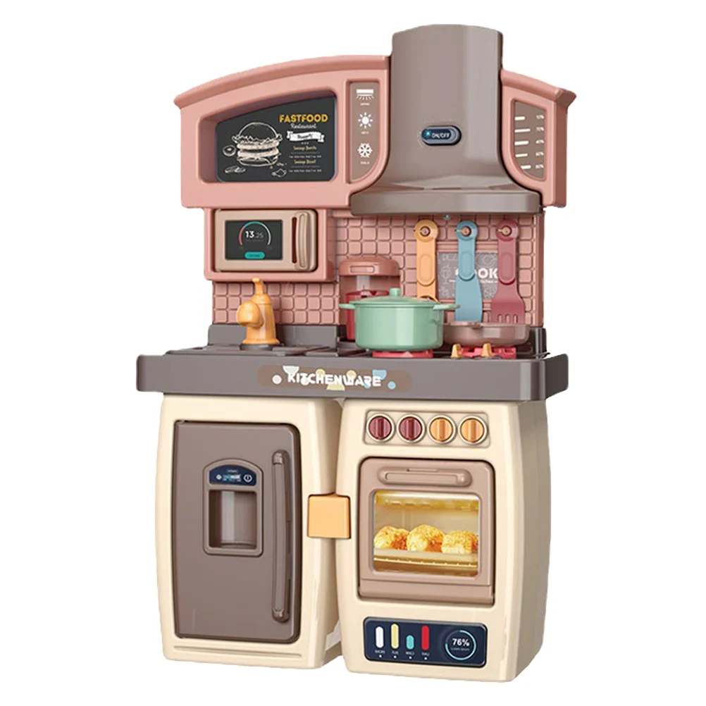 Children’s Toys Play Kitchen Practicing Cooking Simulation Plastic Set Pretend Playing House Prop Baby