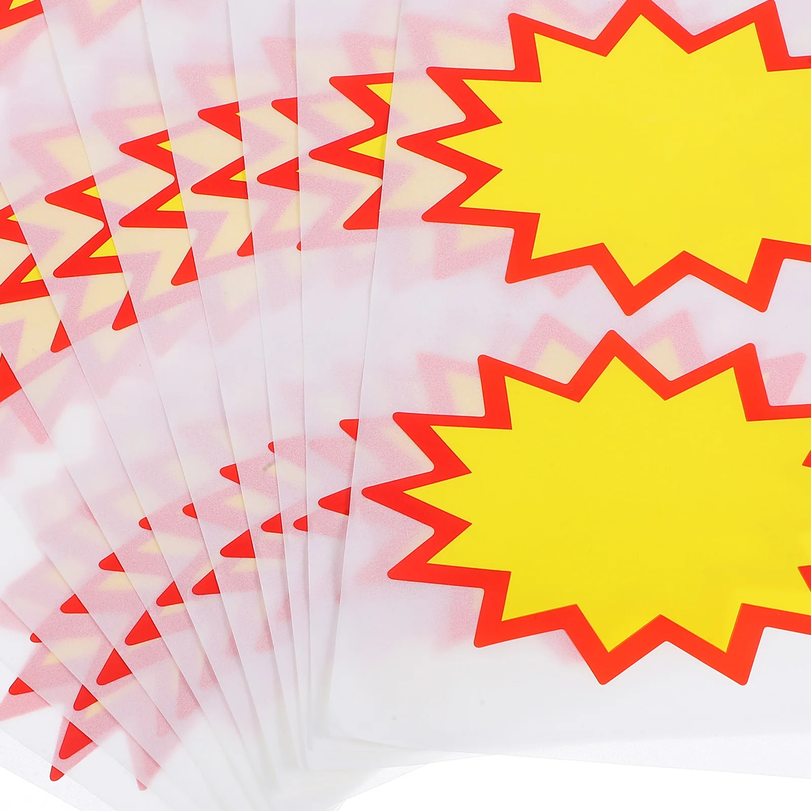 소매점을 위한 180개 가격 스티커 밝은 노란색 쓰기 가능한 판매 태그 슈퍼마켓 표시 라벨링 가격 태그 슈퍼마켓 표시