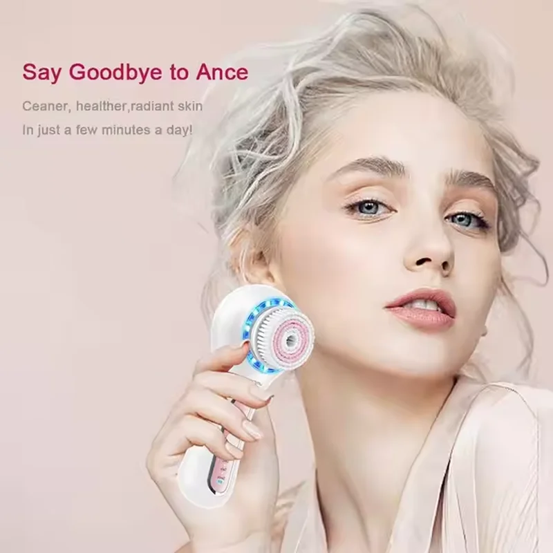 

Electric Silicone Facial Cleansing Waterproof Vibration Skin Care Brush