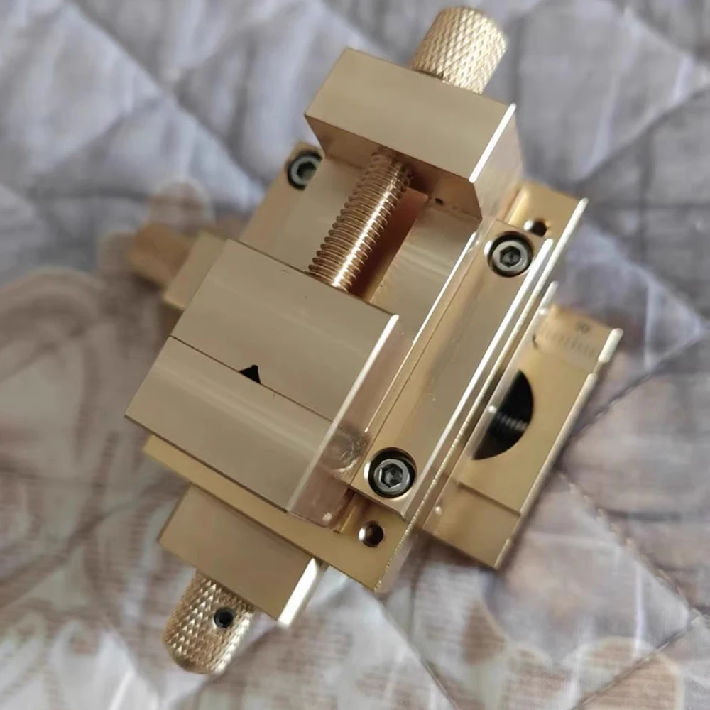 Micro Cross Slide Vise with Dovetail Guide - XY Axis Adjustable Miniature Stage