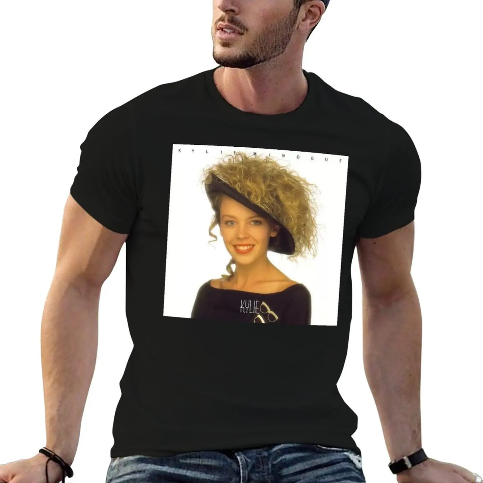 Kylie Minogue - Kylie Album 1988 T-Shirt summer top valentines boutique clothes mens tall t shirts