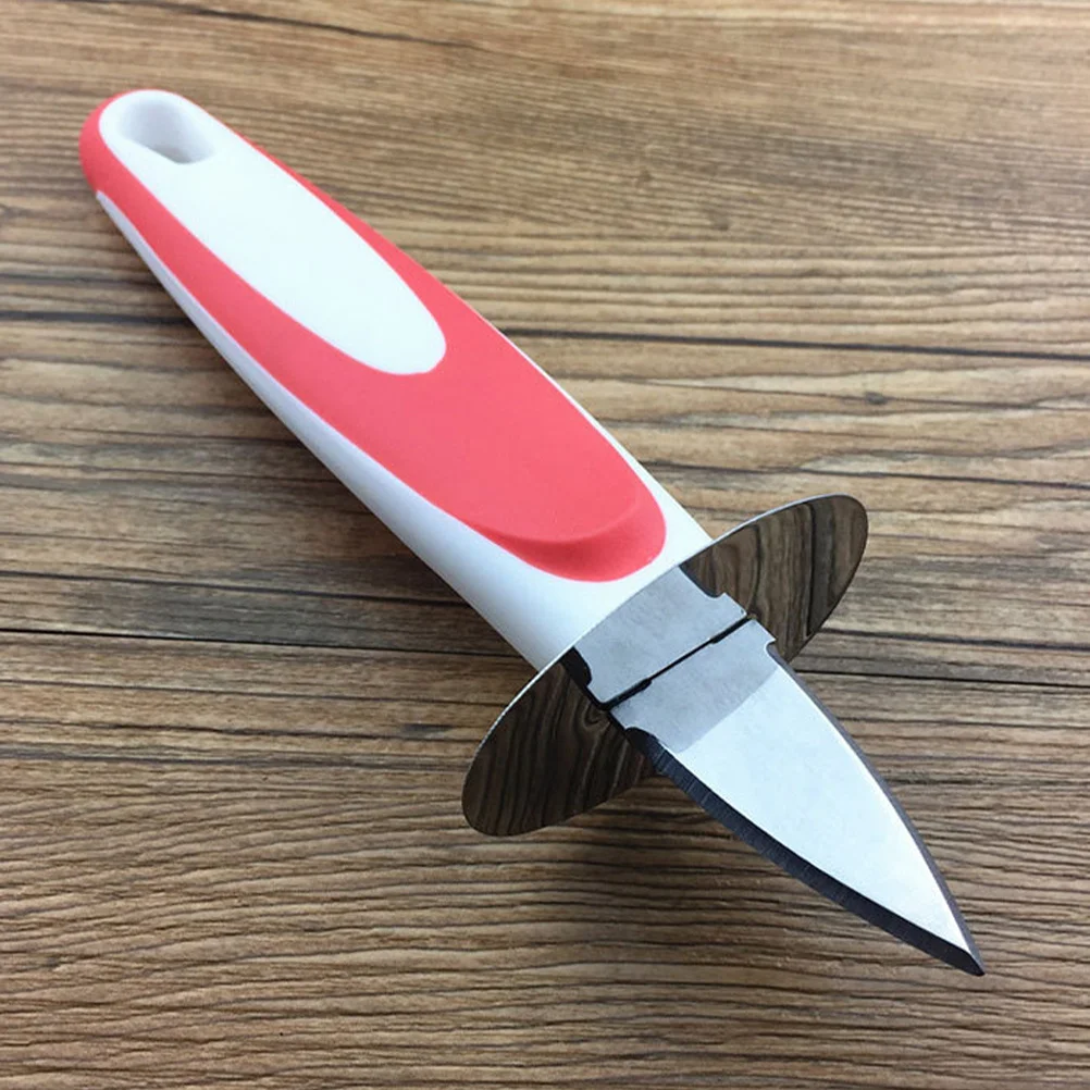 

1Pcs Stainless Steel Oyster Knife Strong Construction Baffle Protection Non-Slip Handle Seafood Shucking Opener