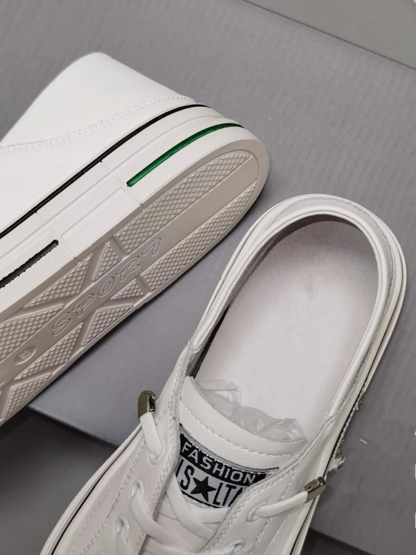 Dave&Di 2024 AW Fashionable Breathable White Sneakers Vulcanized Shoes Women Commuter Shoes
