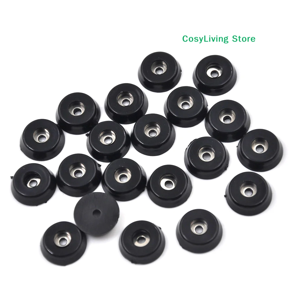 

20 шт. черные резиновые подушечки для ножек стола и стула с прокладкой, стол, стул, мебель, ножки, защита для пола